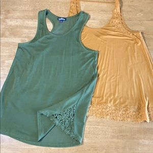 Freshman & American Eagle NWOT XL tank tops